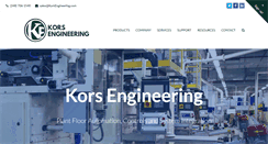 Desktop Screenshot of korsengineering.com